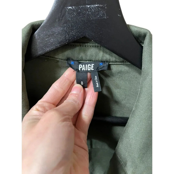 PAIGE Anessa Long Sleeve Jumpsuit Size 8 - Picture 4 of 10